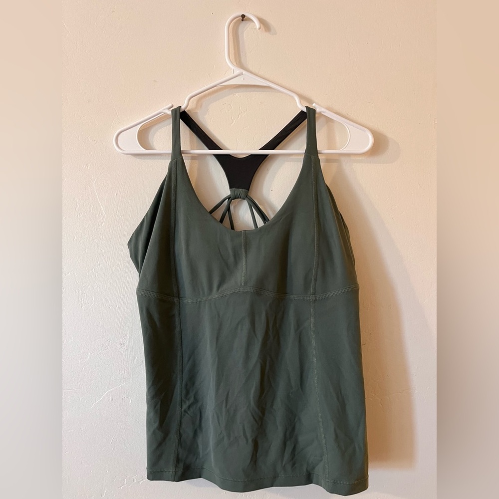 Prana Green Activewear Tank